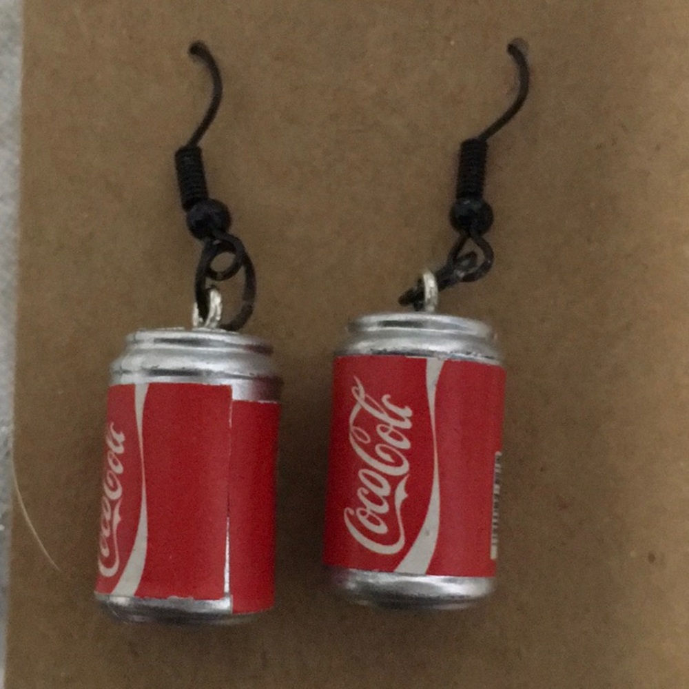 Coca-Cola Can Earrings - Picture 1 of 1